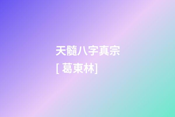 天髓八字真宗[ 葛東林]